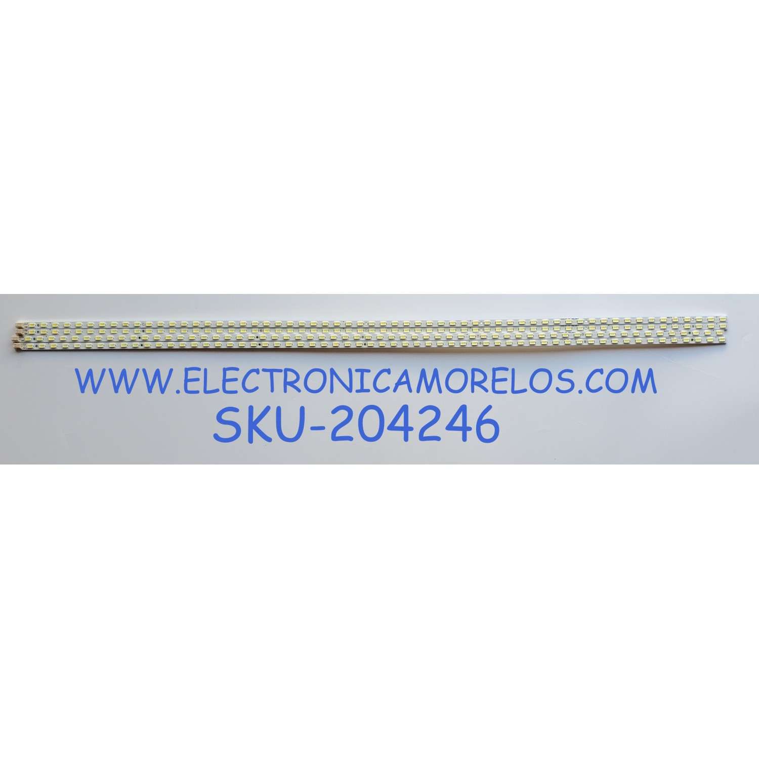 KIT DE LED'S PARA TV SONY((4 PIEZAS)) NUMERO DE PARTE  SLS55_5630_SONY_120HZ_100312 / LJ64-02567A / LJ64-02566A / PANEL LTY550HJ02 / MODELO KDL-55EX710